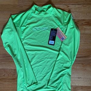 O’Neill Neon Green Rashguard NWT! Men’s XXL